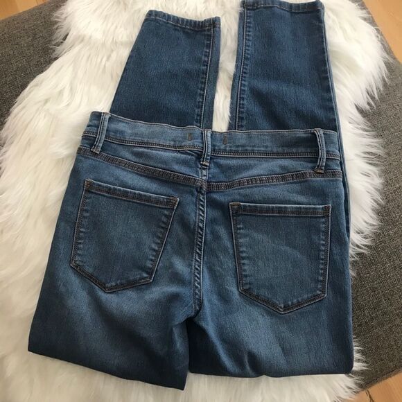Free People Midrise skinny stretch jeans size 27 - Picture 6 of 6